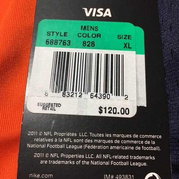 Nike NFL Wes Welker Broncos Super Bowl Jersey XL - Picture 7 of 7